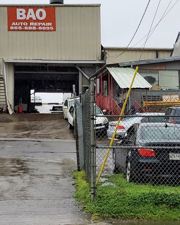 The Anderson shop yard